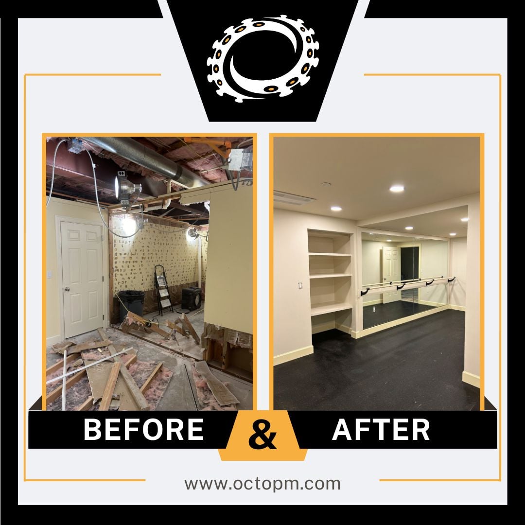 Basement - Before and After