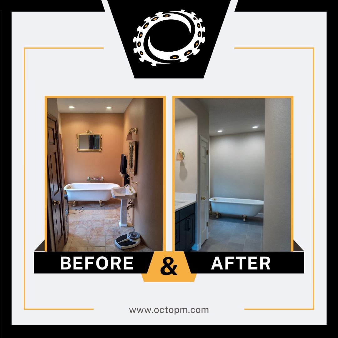 Bathroom - Before and After