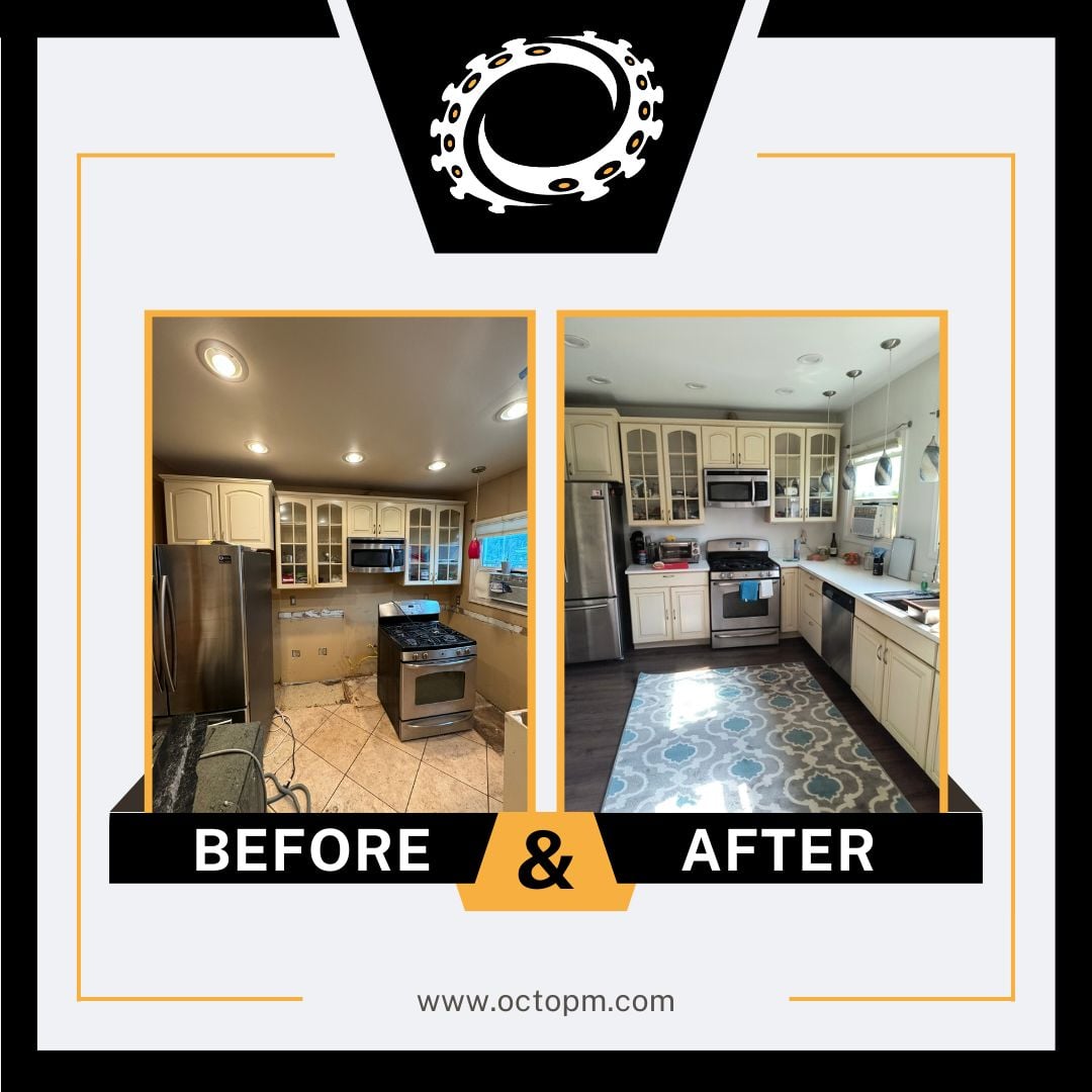 Kitchen - Before and After