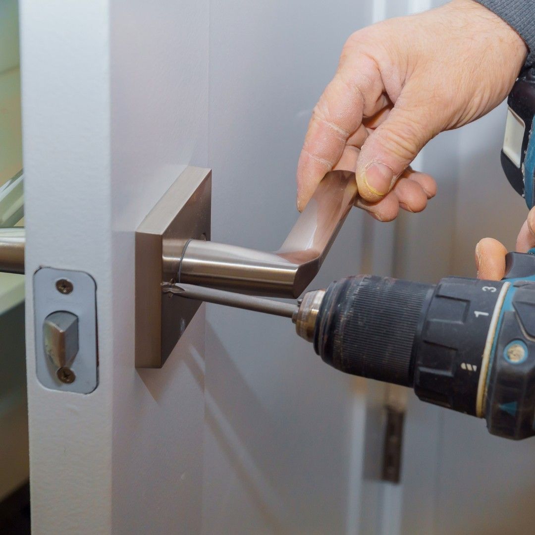 door handle installation