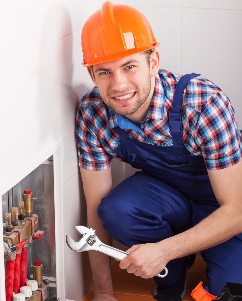 plumber at work